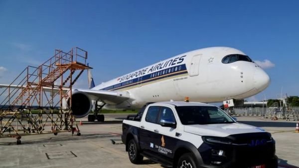 纯电皮卡江淮悍途EV成功交付新加坡集团用户