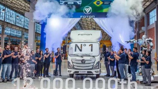 福田汽车第1200万辆下线，巴西工厂首车启航国际化新篇章