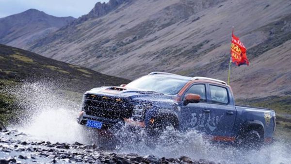 火星皮卡强力护航澳门至北京新能源车长城拉力挑战赛