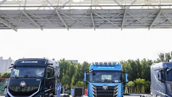 综合节油16-26%！欧曼银河全球价值品鉴之旅（混动篇）：驰骋吕梁 彰显运输价值