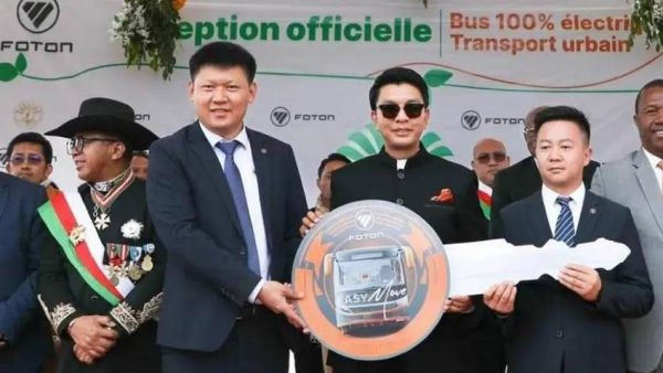 北汽福田312台客车成功交付马达加斯加