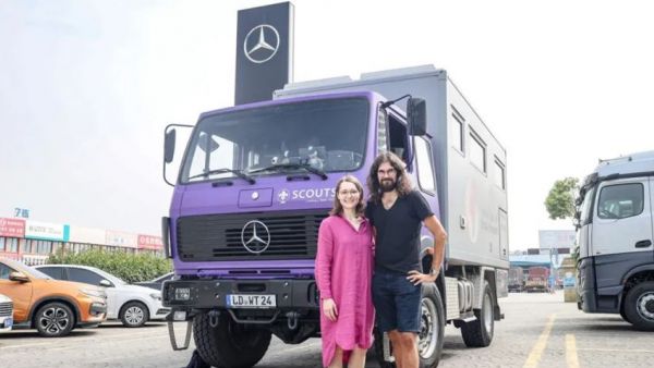 老车新梦,抵达成都:38年前的奔驰消防车变身旅居车环游世界