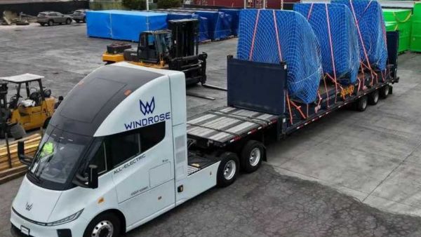 4.3亿元出海美国订单:苇渡Windrose纯电重卡获得美国物流客户Nevoya订单,2025年底开始交付