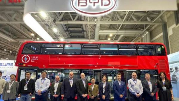 比亚迪亮相英国伯明翰客车展Euro Bus Expo 2024