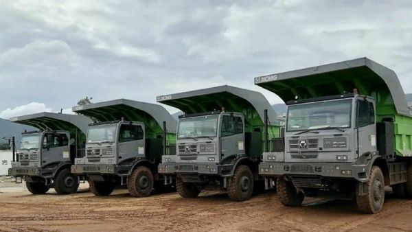 服务全球客户 | 大批量徐工电动矿卡出口非洲