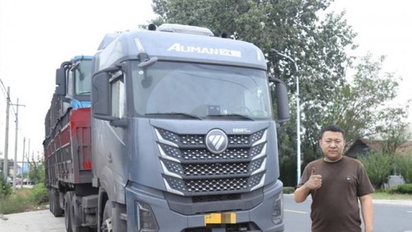 百公里气耗28.2kg!欧曼银河5M 14N 510马力燃气车煤炭场景运营全纪实