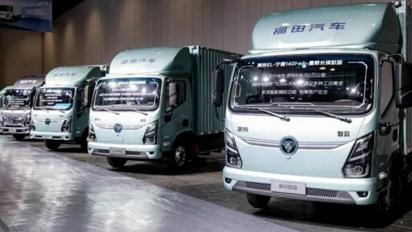 拒绝续航焦虑 福田奥铃大电量纯电轻卡满电出发