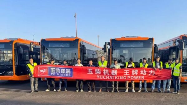723台！玉柴客车动力启航非洲摩洛哥