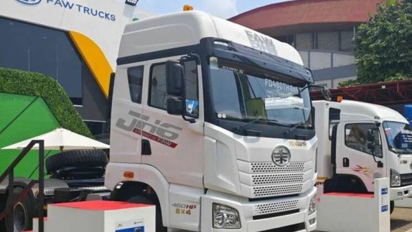 一汽解放闪耀第23届印尼国际矿业展