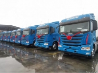 省心、省油还省力! 国六自动挡联合卡车批量交付南京顺君