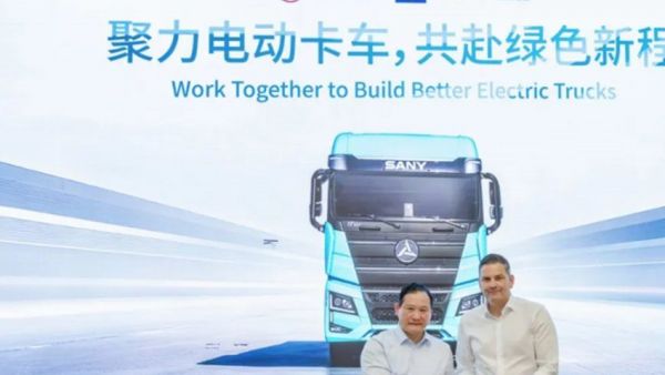 克诺尔集团首席执行官到访三一重卡，共探全球新能源商用车合作新未来