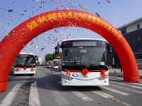 25辆安凯G9纯电动客车交付舒城，助力城乡交通一体化