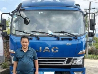 物产中国 百万同行│江西吉安曾师傅：赣中粮仓大米好 骏铃V8能拉更耐造 4年63万公里无大修