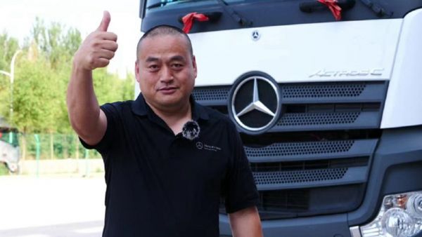 温长伟:领鲜秘诀 全靠奔驰卡车“高手”护航