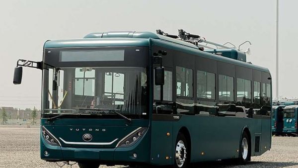 中亚市场占有率高达100%！又一批量宇通双源无轨电车陆续交付哈萨克斯坦