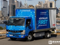 在澳洲已完成测试，即将被戴姆勒推向全球市场，三菱扶桑eCanter电动卡车实拍