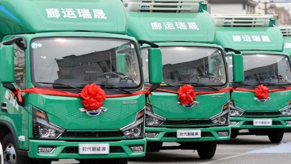 时代新能源冷链运输车首批交付廊运集团——市场佳绩彰显时代新能源产品实力