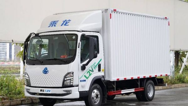 百公里电耗低至31度,乘龙L2V新能源轻卡助卡友钱程似锦