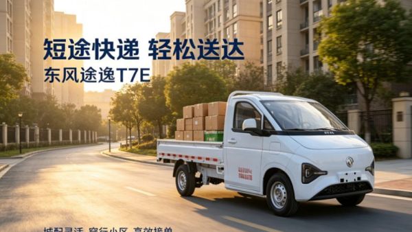 大暑天选对了车,三伏天也能清凉多赚钱——东风途逸T7E纯电小卡