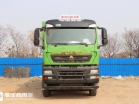 配潍柴12升国六发动机,还带侧面OK窗,金标豪沃TX430渣土车实拍