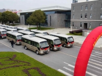 助力阿坝州品质旅游，38辆安凯宝斯通K7交付大九旅集团