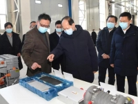 内蒙古自治区石泰峰书记莅临上汽红岩鄂尔多斯新能源汽车产业链项目考察调研