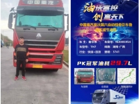 挑战极低油耗!国六豪沃牵引车油耗百公里仅29.7L!