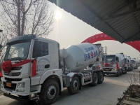 漢風G5搅拌车批量交付山东大客户!