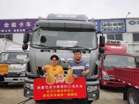 1号信赖! 蓝牌换黄牌 长沙父子选择江淮德沃斯跑运输