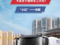 “拌”大事必备!红岩杰虎H6混凝土搅拌车