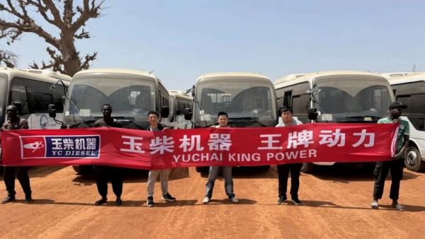 玉柴客车发动机又双叒叕出口非洲大陆！
