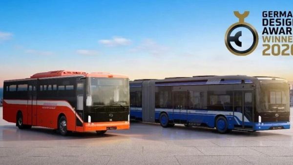 比亚迪电动大巴双车型获2026德国设计奖