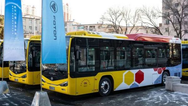 携手共赢 溪相辉映丨福田欧辉纯电城市客车批量交付本溪客运集团