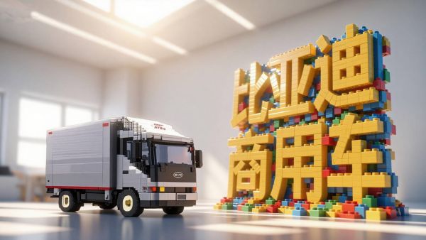以乐高积木的形式打开比亚迪商用车家族,太萌了