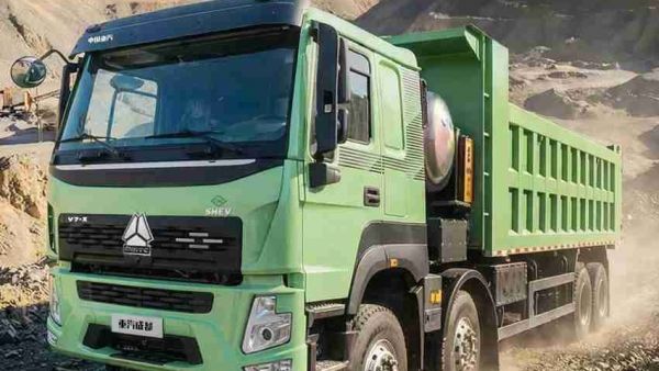 高效增程，硬核承载，重汽成都V7-X燃气增程自卸车！