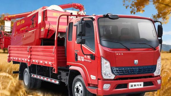 潍柴蓝擎大麦收割机运输车 - 麦客抢收创富利器！