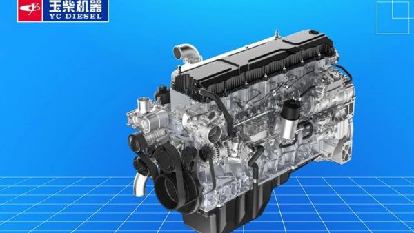 玉柴大马力牵引车动力批量交付内蒙古物流客户