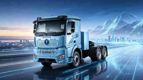 【明星车型】陕汽新能源M5000E 新平台新动力 极智低电耗！
