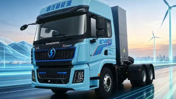【明星车型】陕汽新能源X5000E牵引车 大电机大电量 超大驾驭