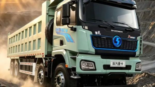德龙X5000E 侧置400度矿用工程自卸，三层加强车架，30t重载后桥，矿区陡坡随便冲！