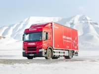 世界最北端的斯堪尼亚电动卡车