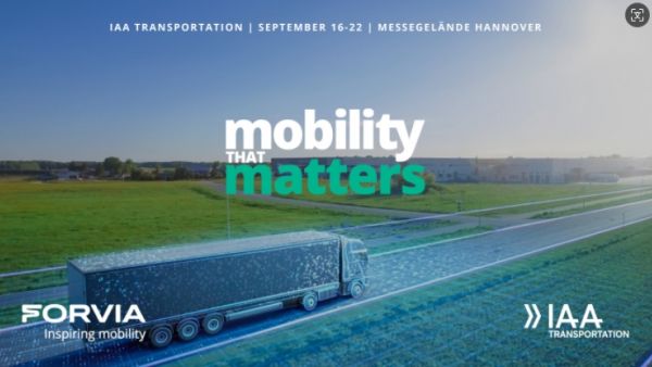 FORVIA佛瑞亚携商用车突破性可持续技术亮相2024德国汉诺威国际交通运输博览会