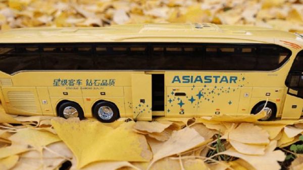 银杏叶下的温暖旅程 亚星客车与你同行