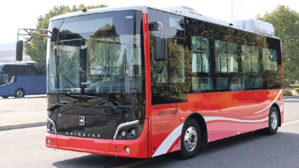 烟台新伙伴 亚星7米纯电动公交